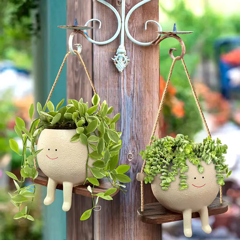 Cheerful Bloom Hanging Planter